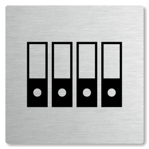 Archiv, 100x100mm, stříbrná, Nevada